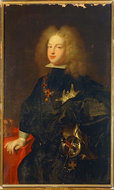 V. Fülöp spanyol ... (festmény vászonra) alkotó: Hyacinthe Francois Rigaud