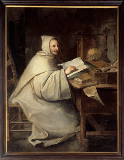 Armand Jean Le Bouthillier de Rance, La Trappe apátja (1626-1700) egészalakos portréja. Hyacinthe Rigaud (1659-1743) festménye alkotó: Hyacinthe Francois Rigaud
