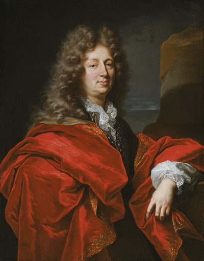 Egy úriember portréja alkotó: Hyacinthe Francois Rigaud