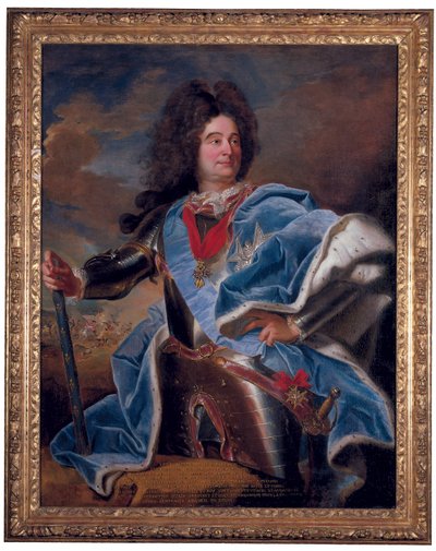 Villars hercegének portréja alkotó: Hyacinthe Francois Rigaud
