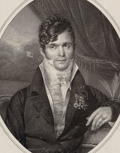 Gaspare Spontini karmester és zeneszerző portréja 1774-1851, 1824. alkotó: Hyacinthe Louis Victor Jean Baptiste Aubry