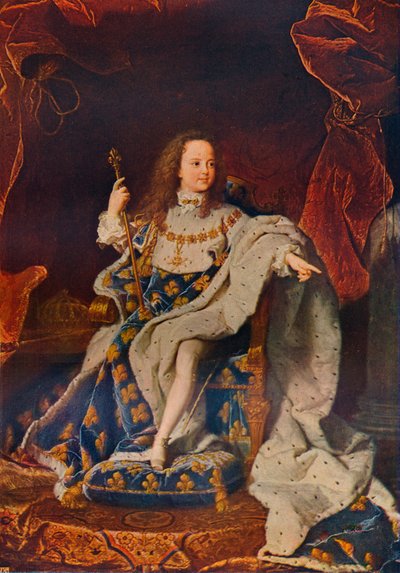 XV. Lajos 1710-1774 ötéves korában a szent jelmezben, c1716û24, 1911 alkotó: Hyacinthe Francois Rigaud