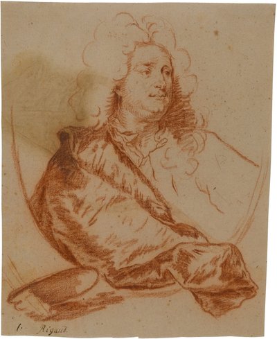 Charles de la Fosse festő portréja (1636-1716) alkotó: Hyacinthe Rigaud
