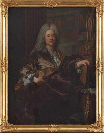 Peder Benzon Mylius legfelsőbb bírósági bíró portréja alkotó: Hyacinthe Rigaud