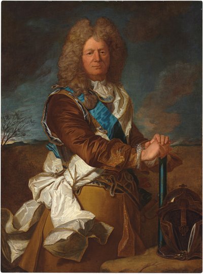 Sebastien Le Prestre, de Vauban márki, Franciaország marsalljának portréja, aki Szent Esprit rendjét viseli alkotó: Hyacinthe Francois Rigaud
