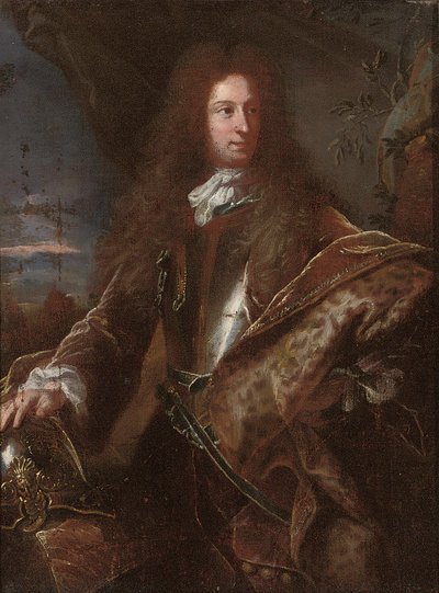 Egy úriember portréja, akit hagyományosan John Churchillként, Marlborough 1. hercegeként azonosítanak alkotó: Hyacinthe Francois Rigaud