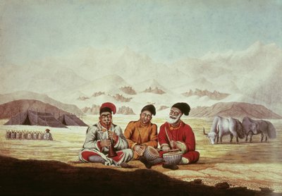 Három zenész Tibetben (wc papíron) alkotó: Hyder Jung Hearsey