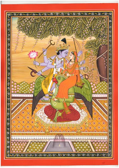Hindu istenségek Garudán alkotó: IMAGINEERS STUDIO