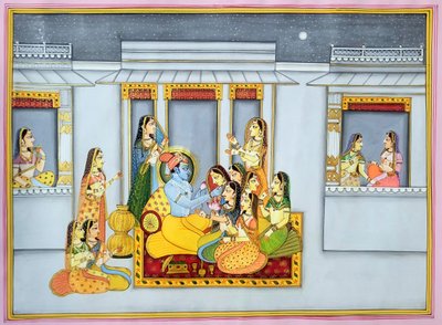 Krishna és a gopik éjszaka alkotó: IMAGINEERS STUDIO