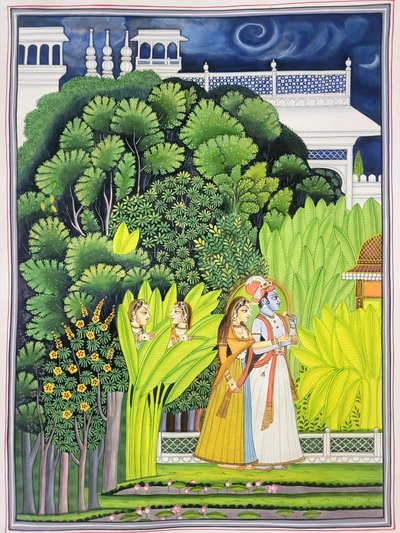Radha Krishna holdfényes kert alkotó: IMAGINEERS STUDIO