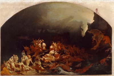 "A vízözön" I. P. Masalov festménye (19. század) 1873. Szépművészeti Múzeum Szentpétervár alkotó: I.P. Masalov