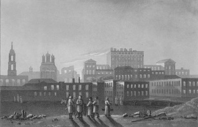 Pashov Menzikov palotái, Apraxin stb. Belgorod, Moszkva, 1817 alkotó: I Clark