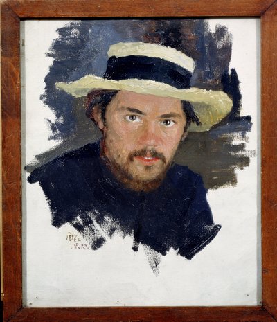 Önarckép (Önarckép). Jakov Jakovlevich Kalinichenko (1869-1938) festménye, olaj, vászon alkotó: Iakov Kalinichenko