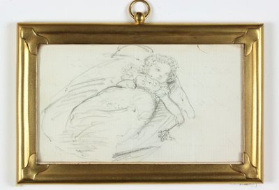 William John Arthur Charles James Cavendish Bentinck (ceruza papíron) alkotó: Ida Brown-Kinnaird