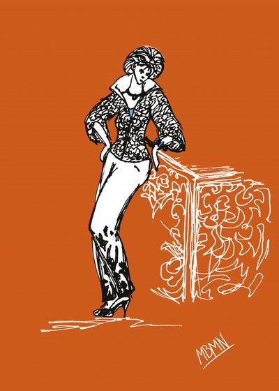 Elegáns divatvázlat alkotó: Ida Publishing