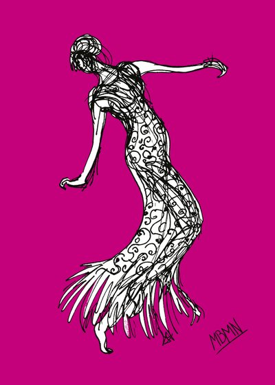 Kecses magenta tánc alkotó: Ida Publishing