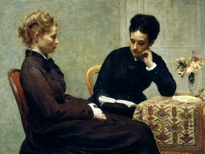 Olvasás alkotó: Ignace Henri Jean Fantin Latour