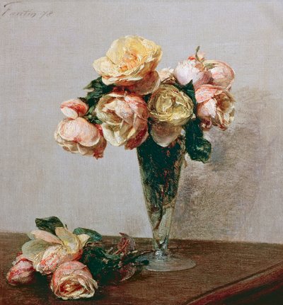 Rózsa alkotó: Ignace Henri Jean Fantin Latour