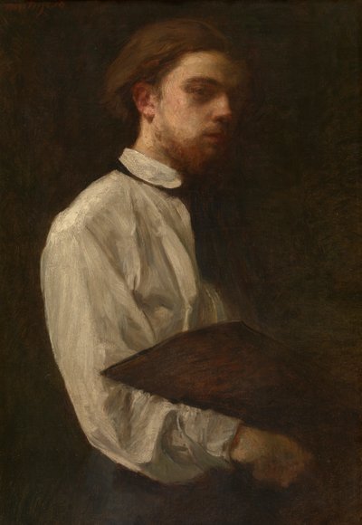 Önarckép (olaj, vászon) alkotó: Ignace Henri Jean Fantin Latour