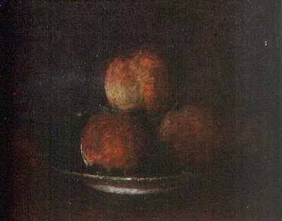 Három őszibarack (olaj, vászon) alkotó: Ignace Henri Jean Fantin Latour