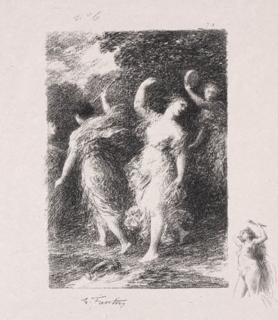 Bacchus. alkotó: Ignace Henri Jean Fantin Latour