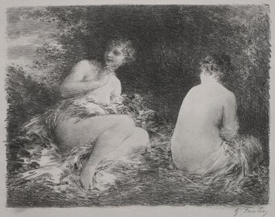 Fürdőzők, 1899. alkotó: Ignace Henri Jean Fantin-Latour