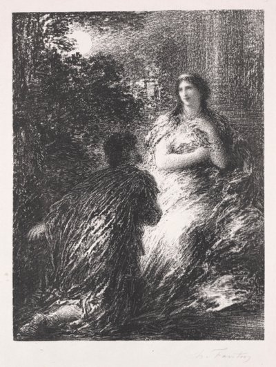 Duó a Les Troyensből, 1894-1895. alkotó: Ignace Henri Jean Fantin Latour