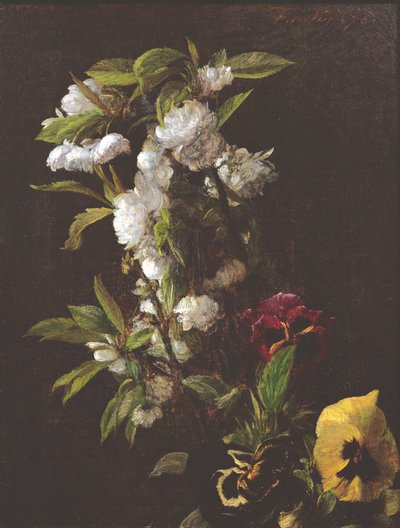 Virágok, 1876 alkotó: Ignace Henri Jean Fantin Latour