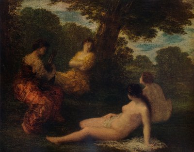 The Talk, c1878, 1938 alkotó: Ignace Henri Jean Fantin Latour