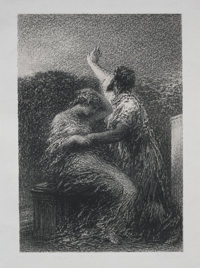 A mágus Baltajar és Fatime, 1891. alkotó: Ignace Henri Jean Fantin Latour