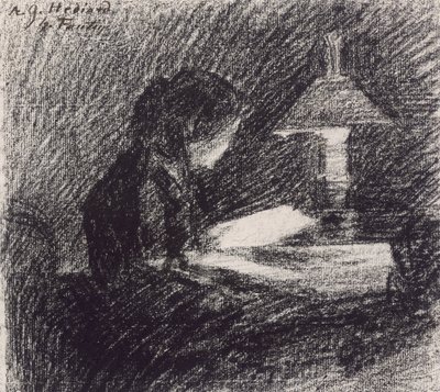 Olvasás alkotó: Ignace Henri Jean Fantin Latour
