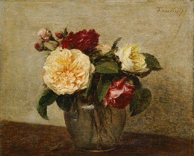 Vörös és sárga rózsák, 1879 alkotó: Ignace Henri Jean Fantin Latour