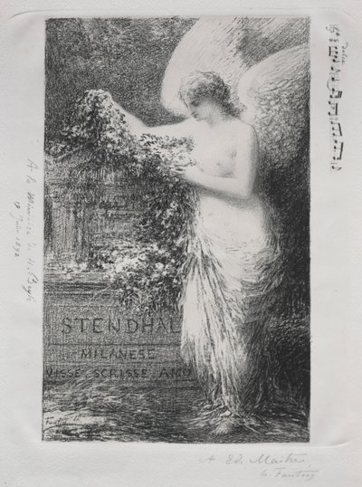 Stendhalban, 1892. alkotó: Ignace Henri Jean Fantin Latour