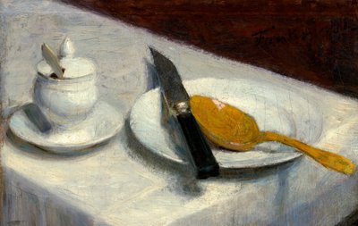Csendélet mustárfazékkal alkotó: Ignace Henri Jean Fantin Latour