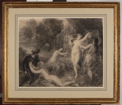 Tannhaüser au Venusberg (kréta papíron) alkotó: Ignace Henri Jean Fantin Latour