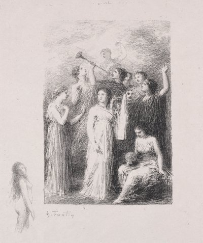 A vak. alkotó: Ignace Henri Jean Fantin Latour