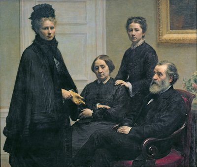 A Dubourg család, 1878 alkotó: Ignace Henri Jean Fantin Latour