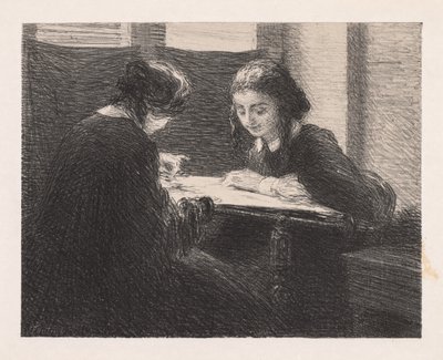 The Embroiders Les Embroiderers, 1898. alkotó: Ignace Henri Jean Fantin Latour