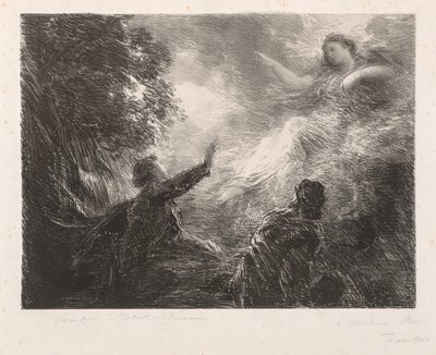 Az Alpok tündére, 1873. alkotó: Ignace Henri Jean Fantin Latour