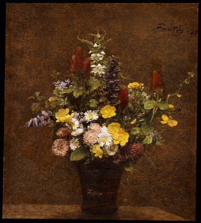 Vadvirágok alkotó: Ignace Henri Jean Fantin Latour