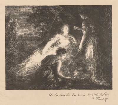 Boszorkányság, 1899. alkotó: Ignace Henri Jean Fantin Latour