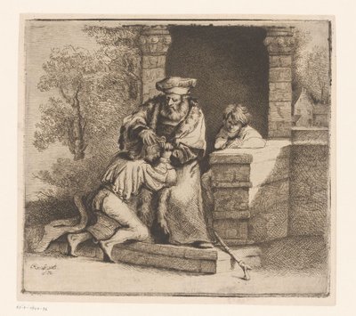 A tékozló fiú hazatérése alkotó: Ignace Joseph de Claussin (attributed to)