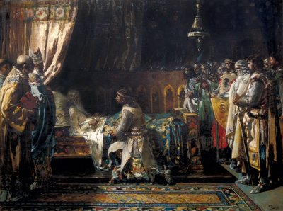 I. Jakab király utolsó pillanatai azt mondták, hogy a hódító alkotó: Ignacio Pinazo Camarlech