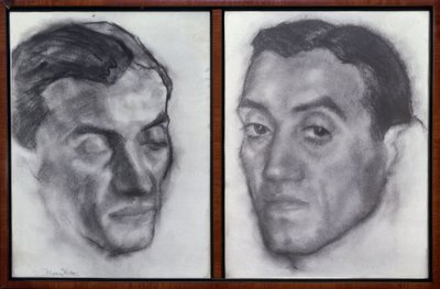 RAMON PEREZ DE AYALA (1888–1962) SPANYOL ÍRÓ ÉS ÚJSÁGÍRÓ PORTRÉJA – RAJZ – 1914 GENERÁCIÓJA alkotó: Ignacio Zuloaga