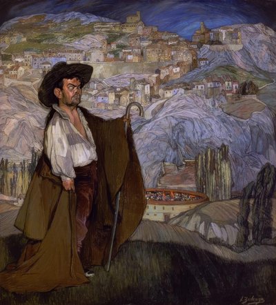 A DWARD GREGORIO „EL BOTERO” SEPULVEDÁBAN – 1908 alkotó: Ignacio Zuloaga y Zabaleta
