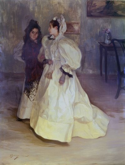 Két barát, 1896, Olaj, vászon alkotó: Ignacio Zuloaga y Zabaleta