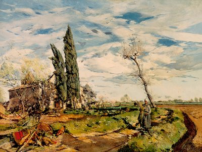 „A kápolna” Ignasi Mallol (1892-1940) festménye. 1925. Barcelona. Katalónia Nemzeti Művészeti Múzeum. alkotó: Ignasi Mallol Casanovas