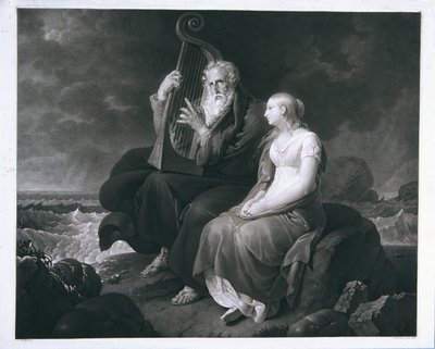 Ossian és Malvina alkotó: Ignaz Rungaldier