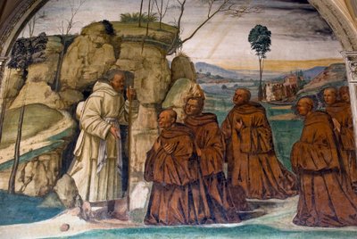 Szent Benedek élete, 9. jelenet: alkotó: Il Sodoma