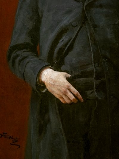 ALEXANDER GLAZUNOV (részlet) alkotó: Ilya Efimovich Repin